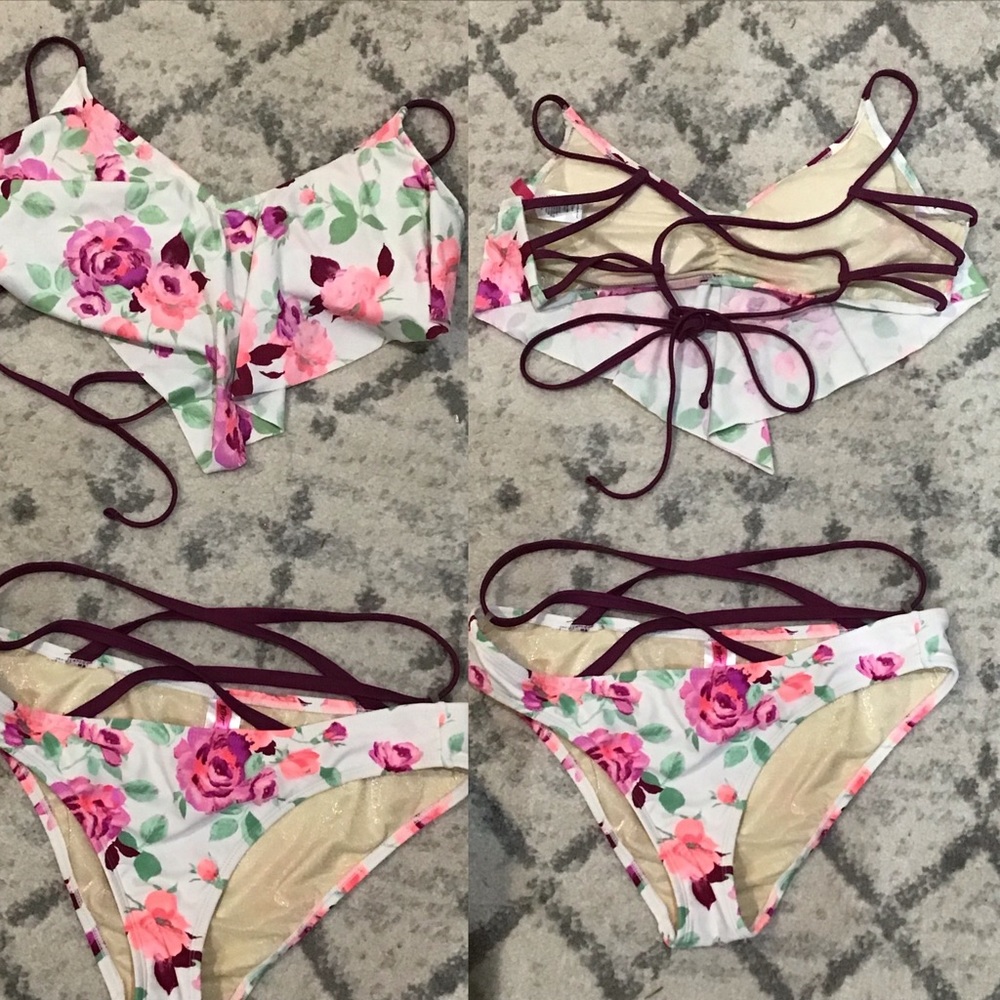 Betsey Johnson Swim Suit Large